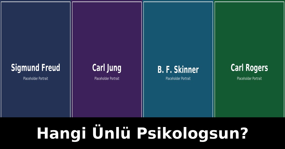 Sen Hangi Ünlü Psikologsun